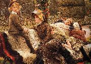 James Tissot The Garden Bench, oil painting